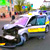 Милицейская «Нива» протаранила такси в Барановичах